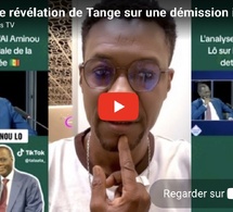 Grave révélation de Tange sur une démission imminente du nouveau PM Al Aminou Lo complice de Sonko