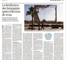 Le Monde : « La désillusion des Sénégalais après l’élection de 2024 » – Le quotidien français décrit un Sénégal confronté au ralentissement économique