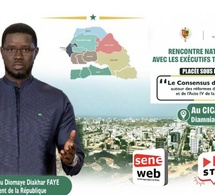 Direct CICAD : Le PR Diomaye préside la rencontre nationale avec les exécutifs territoriaux