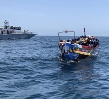 Nouadhibou : une pirogue de migrants en provenance de Serrekunda interceptée, 28 Sénégalais à bord
