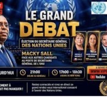 🔴DIRECT ONU-GRAND DÉBAT MACKY SALL FACE AUX autres candidats au poste de Secrétaire général ONU...