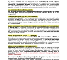 COMMUNIQUÉ JUSTICE SANS FRONTIÉRE: Affaire ASER refuser de répondre à la justice