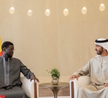 A Abu Dhabi : Bassirou Diomaye Faye reçu à Abu Dhabi par Mohammed ben Zayed
