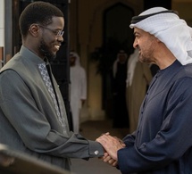 Diplomatie : Fin de la visite du Président Diomaye aux Émirats Arabes Unis