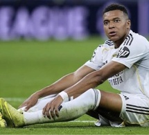 Foot: Mbappé souffre d'une "hyperextension du genou gauche" confirme le Real