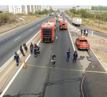 Préparatifs des JOJ 2026 : Simulation d'accident par la Gendarmerie nationale sur l'Autoroute de l'Avenir