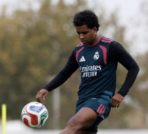 Football : le Brésilien Rodrygo a retrouvé les terrains d’entraînement