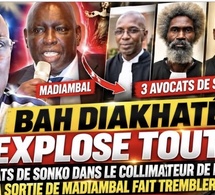BAH DIAKHATÉ EXPLOSE TOUT : 3 AVOCATS DE SONKO DANS LE COLLIMATEUR DE L’ÉTAT LA SORTIE DE MADIAMBAL