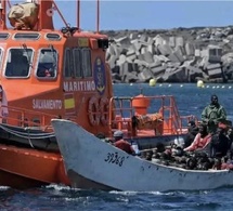 Îles Canaries : 86 migrants partis du Sénégal secourus, dont cinq mineurs