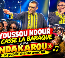 🔴Bercy Accor Aréna Youssou Ndour casse encore la baraque avec « NDAKAROU » le public chante avec lui