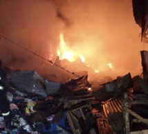 Incendie au marché Corona de Tambacounda : Un mort, des dégâts majeurs et la colère de Sidiki Kaba