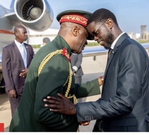 JOJ Dakar 2026 : Le Président de la Guinée-Bissau accueilli par Bassirou Diomaye Faye
