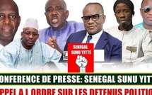 🔴Conférence de presse – Sénégal Sunu Yitte met la pression sur le dossier des détenus politiques
