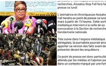 🔴DIRECT-Aissatou Diop Fall face à la presse avec des révélation sur sa convocation par la endarmerie