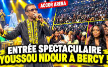 🔴BERCY Entré spectaculaire et explosive de Youssou Ndour à Accor Arena devant une salle pleine à