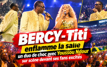 🔴BERCY-Titi enflamme la salle un duo de choc avec Youssou Ndour sur scéne devant ses fans excités